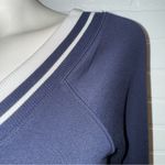 Aerie Offline by ChillUp Navy V-Neck Dress with White Trim Photo 6