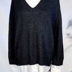 Brochu Walker The Looker Layered V-Neck Wool and Cashmere Sweater Sz M🧡 Photo 0