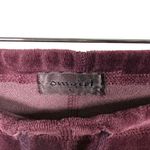 VINTAGE Y2K OmGirl Women’s Wide Leg Velour Pants in Burgundy Size S Red Photo 1