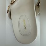 Larroudé Milan Slide In Ivory Leather 9.5 ivory leather Photo 8