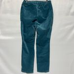 Denim & Co New Adaptive Wheelchair Fit Full Length Velveteen Pants Teal Size 10 Photo 6