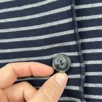 J.Jill  Navy Blue & White Striped Cardigan Blazer Jacket Womens XS Nautical Photo 1