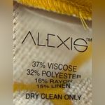 Alexis  Simonet Floral Marigold Ruffle Flounce Mini Dress NWOT Photo 9