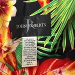 VTG Womens Tropical Print Dress Size 8 Floral Resort Wear Vacation Maximalist Green Photo 6