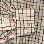 Loft  Outlet Long Sleeved Multicolored Checkered Button Down Blouse Size XL Photo 4