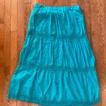 st. john's bay teal blue St. John’s Bay maxi skirt Photo 0