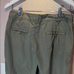 Esprit Espirit Women’s Khaki Green 100% Cotton Capri Roll pants Size 10 Photo 11
