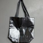 Athleta  Silver Reusable Shopping Tote Bag Sz M Photo 6