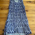 Isabel Marant  Étoile blue white silk chiffon dress silk ruffle shoulder 0 Photo 0