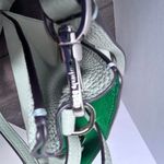 Kate Spade  Leather thumb medium satchel handbag Green Photo 4