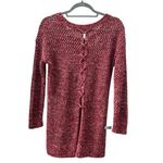 Lucky Brand Wide Knit Sweater with Tie Up Open Back detail Size Small Photo 2