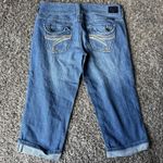 Hint Jeans Capri Women 9 Cuffed Hem Casual Relaxed Low Photo 8