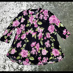 Honeyme  Curvy Floral Flowy Top Photo 0