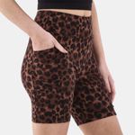 No Boundaries  High Rise Bike Shorts Leopard Print Size S/M Pull On Stretchy Photo 0
