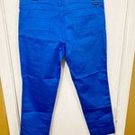 Marina Yachting women's low waist relaxed taper leg ankle nautical pants 31x25 Blue Size 26 Photo 3