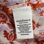 Sundance Mixed Print Filigree Orange Lavender Button Up Boho Print Blouse Size M Size M Photo 7