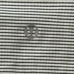 Lululemon athletica Black Striped Swiftly Crewneck Top Photo 4