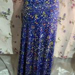 LuLaRoe  Maxi Blue Floral Maxi Skirt Photo 3
