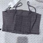 Whimsy + Row NEW WHIMSY + RIE TOBI TOP Women's PLAID MEDIUM Photo 9