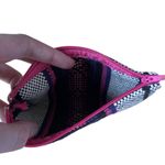 Casual zippered pouch white black pink navy blue makeup bag utility travel size Photo 2