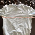 FILA  Vintage Pullover Crewneck Sweatshirt Baby Blue Pockets Unisex Sz S Photo 8