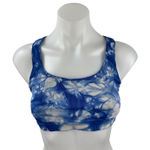 Lululemon Shibori Energy Blue Tie Dye Crossback Sports Bra Crop Tank Top Size 4 Photo 0