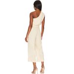 Free People Avery Jumpsuit One Shoulder Cropped Sand Washed Out 2 NEW Photo 5