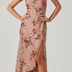 ASTR The Label Pink Gaia Floral Dress Photo 0