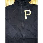 Pittsburgh Pirates 5th & Ocean MLB Genuine Merchandise Zip‎ Up Hoodie Women's Black Size undefined Photo 1