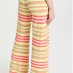 Scotch & Soda  NEW Orange Yellow Pink Stripe Flare Knit Crochet Pants - XL Photo 5