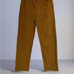 Levi's Women's Brown Corduroy Straight Leg Pants Photo 6