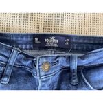 Hollister Womens High Rise Flare Jeans 5R Dark Wash Raw Hem Stretch Y2K Trendy Photo 2