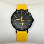 Shengke Sk women’s watch quartz black tone 34mm yellow silicone band running Photo 0