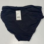 Kenneth Cole  Black High-Waisted Bikini Bottom NWT small $61 Photo 2
