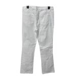 D. Jeans White Denim Floral Embroidered Hi Jeans Women Size 10 Straight Leg Boho Flower Photo 4