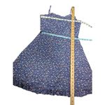 Madewell cami ruffle-hem floral trim cotton dress size 0 Photo 5