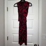 Norma Kamali Floral Print Faux Wrap Dress Photo 7