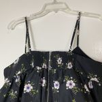 Free People NEW!  In A Bubble Mini Dress black floral size medium $128 Photo 5