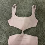 Solid & Striped  Bailey One Piece Pale Pink Swimsuit Photo 4