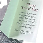 Viking Travel Bag Tote Adjustable Pull Straps Vienna Statue NWT New Gray Photo 1