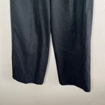 Madewell Womens Black Linen Blend Harlow Wide-Leg Pants Size 0 Photo 7