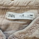 ZARA ‎ pink long sleeve half top very short Photo 1