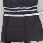 Inspired Hearts Black Mini Dress with White Stripes size juniors medium NEW Photo 5