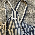 Emory park  Blue and White Striped Overalls Size small Photo 2