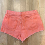 Urban Outfitters BDG Shorts Girlfriend High Rise Orange Cutoffs Size 30 Photo 2