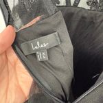 Lulus Alluring Sensation Black Tulle Embroidered Tiered Maxi Dress Size XL Photo 7