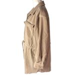 ASOS Denim Tan Corduroy Oversized Button Front Belted Shirt Dress Photo 8