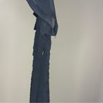 Maggy London  Dress Womens 10 petite Black Sheer Mesh Short Sleeve Ruched Formal Photo 6