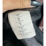 Nicholas Dress Womens 6 Brown Larisa Faux Leather Midi Button Front Ruffle Hem Photo 7