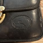 Vintage Genuine Leather Red Goose Crossbody Black Leather Bag Photo 5